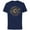 Navy, variant on Marvel Eternals Geometric Golden Spheres - Short Sleeve Cotton T-Shirt for Adults - Customized-Navy