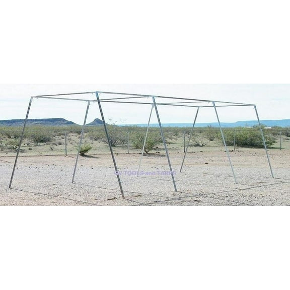 Golden Valley Tools & Tarps 30’ Baseball Softball Slant Leg Trapezoid Batting Pitching Cage - 3/4" Frame Fittings Only - Pipe NOT Included