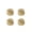 Gold with White, variant on LOOKSEVEN Guitar Speed Dial Knobs 24 Fine Spline Control Knobs For Gibson Les Paul-Gold with White