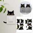 thumbnail image 2 of Ramiter Nine Black Cats Switch Stickers Wall Stickers Fun Stickers Cute Cat Expression Stickers Switch Decorative Stickers Self Adhesive, 2 of 5