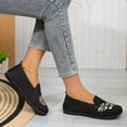 thumbnail image 6 of NexTorq Mesh Flats, Summer Shoes for Women, Athletic Shoes Women, Slip On Shoes Women, Casual Shoes Women's Summer Mesh Breathable Flat Shoes Ladies Comfort Light Women Slip on Loafers, Black, 36, 6 of 6