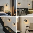 thumbnail image 6 of Black Wall Sconces,Dimmble Vintage Wall Lights E26 Industrial Wall Lamp Retro Wall Lighting Hard Wired Sconces Lighting for Mirror Bedroom Bathroom Hallway, 6 of 13
