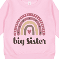 thumbnail image 3 of Inktastic Big Sister Announcement Rainbow Toddler Sweatshirt, 3 of 4
