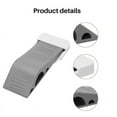 thumbnail image 6 of 2 Pack Set Premium Heavy Duty Door Stop Rubber Wedge with Decorative Storage Holder-Perfect Doorstop for Draft Stopping&more The (gray), 6 of 6