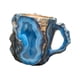 thumbnail image 4 of Taza de café, taza de té, regalo para interiores y exteriores, taza de té coleccionable, hecha a mano azul, 4 of 9