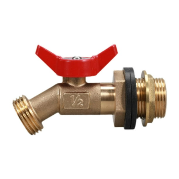 Accesorios para contenedor IBC, válvula de manguera de latón de 3/4 de pulgada, grifo para manguera de agua, cubo de tonelada Escribe un