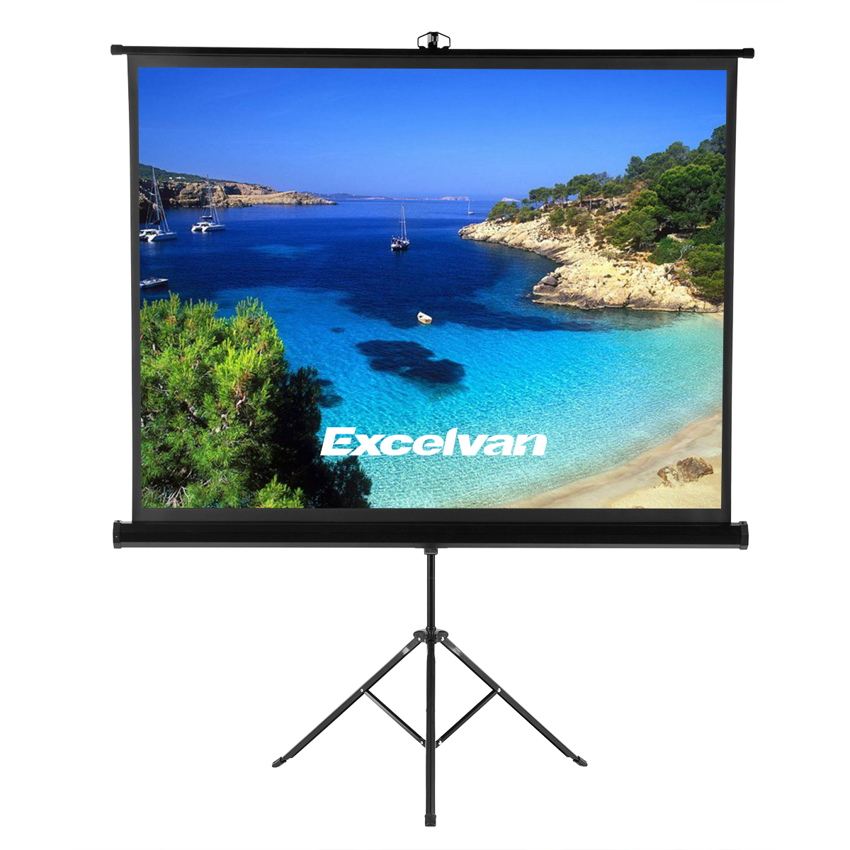 Projector Screen,Excelvan 100"Diagonal 43 Aspect Ratio 1.1 Gain