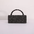 thumbnail image 1 of LNGOOR Fashionable And Delicate Rhinestone Decorated Clutch Bag With Handle And Shoulder Strap For Evening Tready Bride BagTready Bride Bag  Perfect For Party Wedding  Prom Dinner/Banquet, 1 of 7