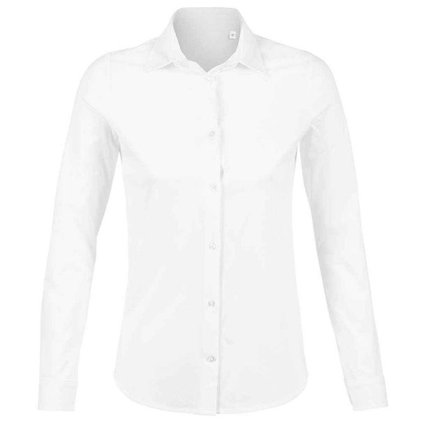NEOBLU - Camisa Balthazar de Jersey de Manga Larga para Mujer (Blanco Óptico) NEOBLU UTPC4870_opticwhite