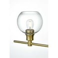 thumbnail image 4 of Living District Collier 4 Light Satin Gold And Clear Glass Wall Sconce, 4 of 8