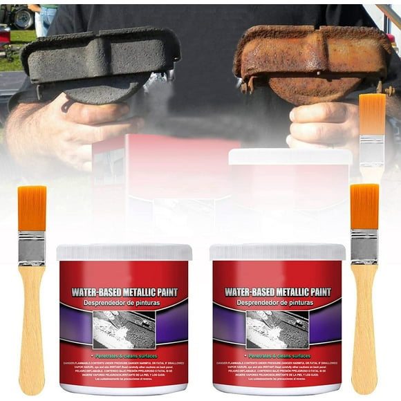 Convertisseur de Rouille pour Métal, Nouveau Détachant de Rouille Métallique à Base d'Eau, 2 Pcs Détachant de Rouille à Base d'Eau pour Métal