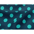 thumbnail image 5 of oneOone Viscose Jersey Teal Blue Fabric Dots Craft Projects Decor Fabric Printed By The Yard 60 Inch Wide-8S, 5 of 7