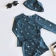 thumbnail image 1 of Traje de baño de manga larga dividido para niños Traje de baño con protección solar para bebés Traje de baño de aguas termales de ángulo plano para bebés, 1 of 6