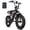 Black, variant on 5TH WHEEL LB16 750W Electric Bike for Adults, 20" × 4 Fat Tire E Mountain Bikes, 48V 14.5Ah Removable Battery, Front Suspension, 7-Speed UL2849