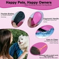 thumbnail image 3 of UYGDUY-Puppy Brush for Small Dogs - Soft Dog Brush - Perfect Yorkie, Shih Tzu, Maltipoo & Maltese Grooming - Gentle Hair Remover for Easy Pet Grooming at Home (Pink), 3 of 4
