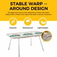 thumbnail image 4 of Happy Easter Table Cloths for 8 Foot Rectangle Tables, Spring Farmhouse Green Truck Eggs Bunny Patio Waterproof Elastic Fitted Tablecloths, Washable Rectangular Table Cover for Camping, 4 of 8