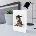 thumbnail image 5 of DistinctInk Greeting Card / Note Card - Weimaraner Puppy Graduation - PACK of 50, 5 of 7