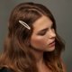 thumbnail image 2 of Ofertas Únicas 1 Pc Clip para el Cabello Clip de Moda Color Blanco Amarillo, 2 of 5