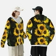 thumbnail image 6 of Kll Japanese Were Blossoming Print Men'S Women’s Upf 50+ Sun Protection Outdoor Hoodie Jacket Long Sleeve Fishing Hiking Performance Shirt- X-Large, 6 of 8