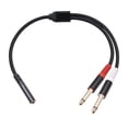 thumbnail image 2 of Cable Divisor Audio 3 5 Mm A 6 35 0 M para Altavoces Mezcladores, 2 of 2