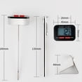 thumbnail image 2 of UPGRATOR Food Thermometer For Coffee Stainless Steel Temperature Measurement 1Set, 2 of 8