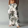 thumbnail image 2 of WEAIXIMIUNG Salopette Homme Ajustée Mode Décontractée Homme Imprimé Léopard 3D Numérique Pantalon Droit Décontracté Style Trois, 2 of 5