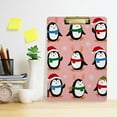 thumbnail image 6 of FMSHPON Penguins Clipboard Hardboard Wood Nursing Clip Board and Pull for Standard A4 Letter 13x9 inches, 6 of 7