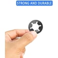 thumbnail image 2 of 280 Pcs Lock Washers Lock Washers, Steel Lock Washers Quick Lock Washers M3 M4 M5 M6 M8 M10 M12, 7 Sizes, Black, 2 of 6