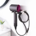 thumbnail image 4 of Soporte de secador de cabello, soplador adhesivo SUS304 Mural compatible con Dyson Secador de cabello, Organizador de secador de cabello Dyson Secador de cabello Monte de pared BANJEKT Ver descripción, 4 of 9