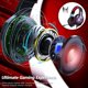 thumbnail image 4 of Auriculares estéreo LED para juegos con cancelación de ruido 4D Bass Surround Soft Orejeras para para PS5 PC Laptop Tablet Juegos de computadora Negro y rojo CUTICAT Auriculares para juegos, 4 of 8