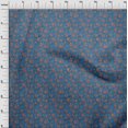 thumbnail image 3 of oneOone Cotton Cambric Blue Fabric Batik Quilting Supplies Print Sewing Fabric By The Yard 42 Inch Wide, 3 of 4