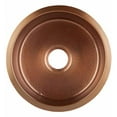 thumbnail image 4 of Thompson Traders PU-1708MA Antique Copper Napoli Bar/Prep Sink, 4 of 4