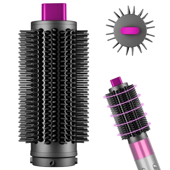 AFDD Round Volumizing Brush Attachments compatible with Dyson Airwrap Bigger Oval Round Brush Attachment Fluff up and Volumize for Styling
