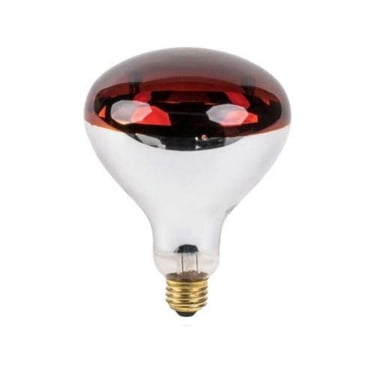 Sterl Lighting - Pack of 1 BR40 Red Heat Poultry Incandescent Light , 250 Watt, 120V, E26 Base, Red, 1000 Lumens, 1500 Hours