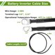 thumbnail image 4 of Ofertas Únicas 1 Pc 6 AWG Gauge 4.5FT Cable Inversor de Batería de Cobre 3/8" Lug 5/16" Lug Negro, 4 of 7