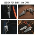 thumbnail image 5 of Key Unity Steel Pocket Knife for Fishing Camping, EDC Mini Folding Knives for Keyring, 1.77'' Blade, KK03S, 5 of 9
