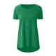 thumbnail image 4 of ICHUANYI Clearance Women's Summer Solid Round Neck Loose Short Sleeve Tops T-shirt Blouse(Green, S) ICHUANYI WER2023080802681, 4 of 5