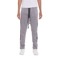 thumbnail image 3 of Weiv Mens 3 PACK Tricot Sweat Pants Front Pleat Straight Regular Fit Ankle Zipper Loungewear, 3 of 5