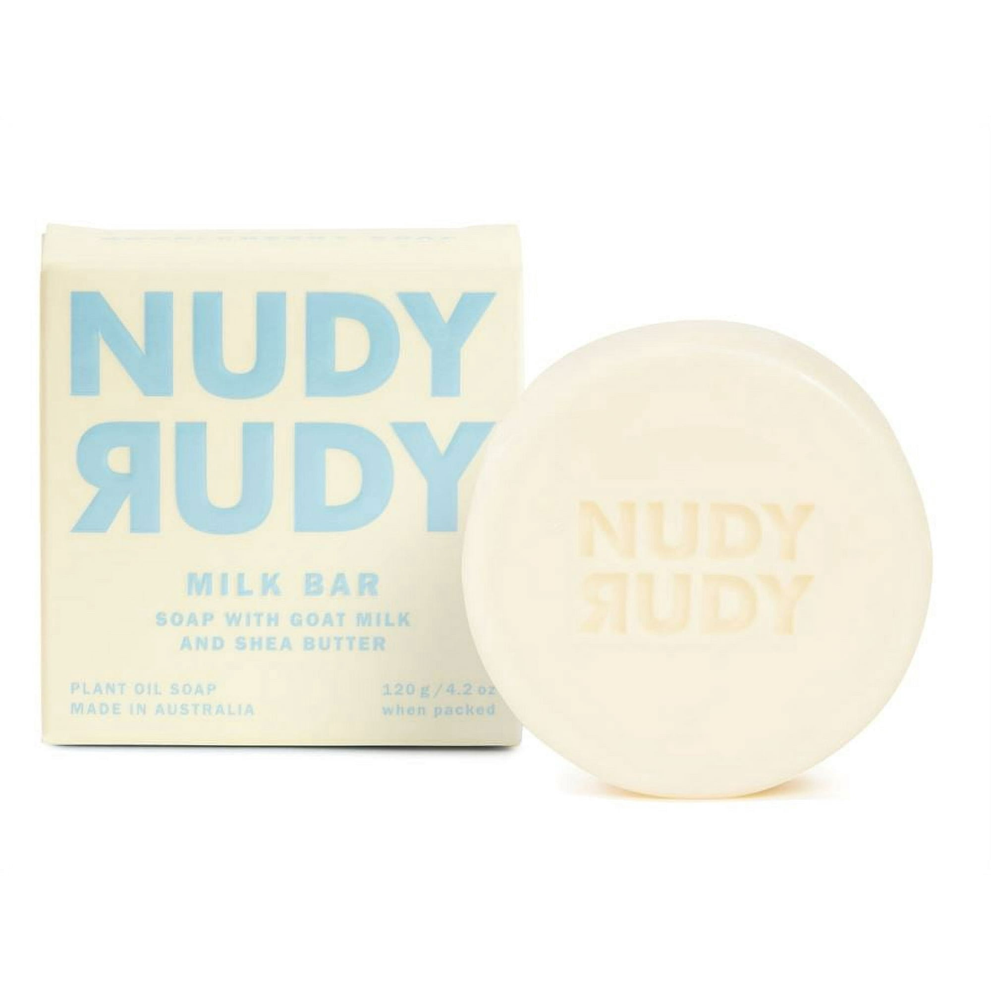 (3 pack) Nudy Rudy Milk Bar – Soap with Goat Milk and Shea Butter – 4.2oz