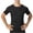 Black, variant on Paquete De Playeras Para Hombre White T Men's Compression Shirts Short Sleeve Athletic Workout Shirt Rash Guard Base Layer Running Gym Undershirt Gear