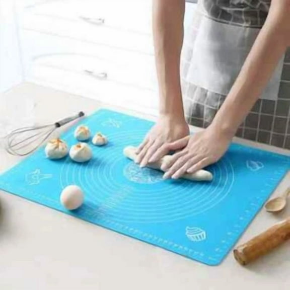 Silicone Anti Slip, Anti Stick 19.7 Inch X 15.7 Inch Baking Mat With Size Scale