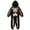 Black and White, variant on CAIVO Girls Halloween Outfit Sets Skeleton Printed Hooded Long Sleeve Sweatshirt Pants Two Piece Toddler Youth Casual Athletic Wear Clothing Set