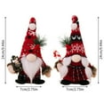 thumbnail image 4 of 13 Inch Christmas Gnome Plush Decorations, Holiday Handmade Scandinavian Tomte - Thanks Giving Day Home Tabletop, 4 of 6