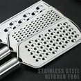 thumbnail image 5 of Stainless-Steel Hand Food Grater Cheese Parmesan Flat Zester Nutmeg Lemon S7L5, 5 of 8