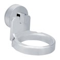 thumbnail image 2 of Solución de almacenamiento sin perforaciones para baños con soporte para secador de pelo con ventosa para montaje en pared, 2 of 8