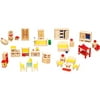 Guidecraft Dollhouse Furniture Set, 45-Piece
