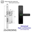 thumbnail image 2 of Biometric Fingerprint Door Lock Black Smart Lock App Remote Unlocking Keyless ,Corrosion-Resistant, 2 of 7