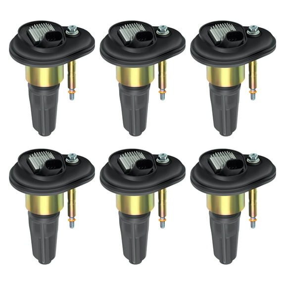 6 Pcs of Ignition Coils UF303 for GMC Saab Buick Isuzu Chevy Colorado Canyon Hummer 2.8L 3.5L 4.2L