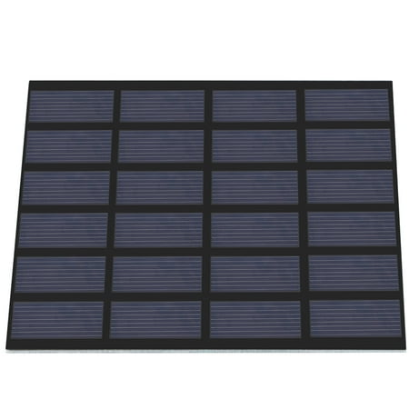

1.5W 6V Polysilicon Solar Panel PET Laminated DIY Battery Charger for Outdoor Applications - Waterproof Durable Compact Design for Solar Garden Lights Small Power Devices and Solar Street Lighting