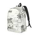 thumbnail image 2 of Yiaed Summer Vacation Scene With Camping Van Print Backpack, Premium Laptop Backpack, Travel Backpack for Women, Lightweight Backpacks, Comfortable Back Pack-Small, 2 of 5